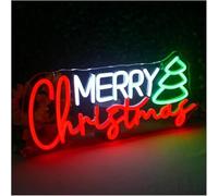 enseigne au néon Lettres colorées Intérieur Luminaires Panneau Néon De Noël, Décor Maison, Chambre À Coucher