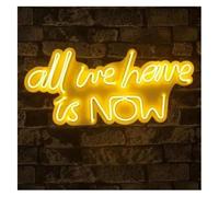 Enseigne au néon Luminaires Tout Ce Que Nous Avons Est Maintenant Des Lampes De Fiançailles Lumière