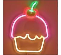 Enseigne au néon Pour lampe au néon, emprunt mot Cute Cupcake pour enseigne