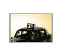 Enseigne de taxi lumineuse - VIESSMANN - Réf. 5039 - Échelle HO (1/87) - Alimentation 12-16V - Noir