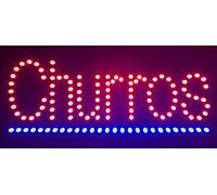 Enseigne lumineuse à LED Churros 30x15x2.5cm