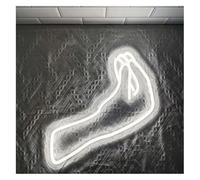 enseigne lumineuse au néon Geste de la main italien pour enseigne lumineuse LED à intensité variable idéale pour maison le restaurant 33cm×31cm