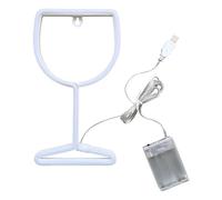 Enseigne Lumineuse Bar LED - Enseigne De Décoration Cocktail Néon | Décoration LED sur le Thème du Vin,Pour Chambre Bar Fête Rassemblement Salon Cuisine Mur Divertissement Bureau Restaurant Entrée