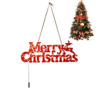 Enseigne lumineuse de Noël | Lumières LED à piles pour décorations de Noël: guirlandes, accessoires, ornements pendentifs, décorations de Noël, lumières de la maison