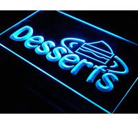 Enseigne Lumineuse i144-b OPEN Desserts Cafe Shop Display Neon Light Signs