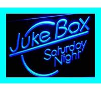 Enseigne Lumineuse i328-b Juke Box Saturday Night Bar Pub Neon Light Sign