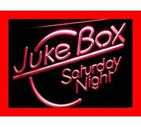 Enseigne Lumineuse i328-r Juke Box Saturday Night Bar Pub Neon Light Sign