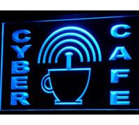 Enseigne Lumineuse i332-b Cyber Cafe Internet access Wi-Fi Neon Light Sign