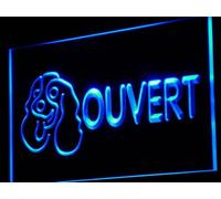 Enseigne Lumineuse j195-b Pet Dog Shop OUVERT Neon