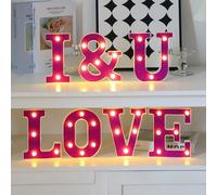 Enseigne lumineuse LED à lettres et chiffres DIY, convient pour les anniversaires, les bars, les fêtes à la maison, la décoration de mariage, la décoration d'automne, la décoration de chambre, la déco