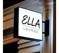 Enseigne lumineuse LED carrée personnalisée monofaciale et double face pour extérieur, Lightbox publicitaire avec logo rétro-éclairé, enseigne LED étanche pour magasins, bars et restaurants