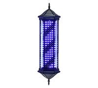 Enseigne Lumineuse Led Rotative Style Classique Pour Salon de Coiffure, Lanterne Rétro, Applique Murale Extérieure, Économie D'Énergie, Fixation Murale, Plusieurs Tailles, Noir A/B/85 Cm