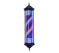 Enseigne Lumineuse Led Rotative Style Classique Pour Salon de Coiffure, Lanterne Rétro, Applique Murale Extérieure, Économie D'Énergie, Fixation Murale, Plusieurs Tailles, Noir A/A/105 Cm