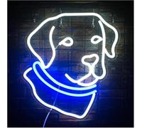 Enseigne lumineuse Luminaires Labrador Chien Image Néons Fête Animaux Décoration Design Atmosphère Lumières Décor