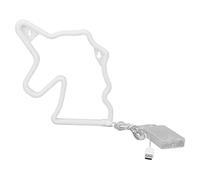 Enseigne lumineuse néon animalière pour la Saint-Valentin, lampe de confession, veilleuse néon, décoration murale colorée