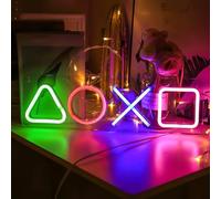 Enseigne Lumineuse Neon LED Gaming, Panneau Néon LED Coloré, Gamer Néon, 42x13cm Neon Mural USB, Gaming Game Room Enseigne pour Décoration Chambre Murale Fête Bar Salle de Jeux