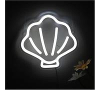 Enseigne lumineuse Pour lampe au néon, emprunt mot White Shell pour enseigne