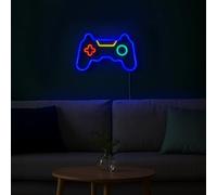 Enseigne néon Manette de jeu murale usb