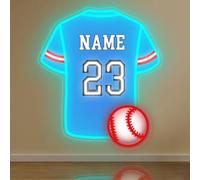 Enseigne néon personnalisable pour décoration murale, panneau lumineux à DEL pour chambre d'enfant, fête, bar, cave, fan club
