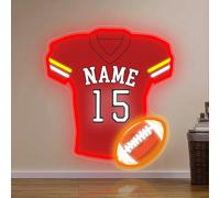 Enseigne néon personnalisable pour décoration murale, panneau lumineux à DEL pour chambre d'enfant, fête, bar, cave, fan club