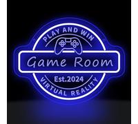 Enseigne néon personnalisée pour salle de jeux - Lumières LED, intensité variable, panneaux de jeu personnalisés pour décoration murale de chambre à coucher