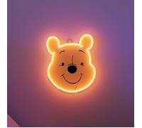 Enseigne néon - YELLOWPOP - Winnie l'ourson - LED écoénergétiques - Décoration murale - 21,3 x 25 cm