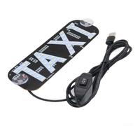 Enseigne Toit Taxi LED Dual Color USB 19x6.3cm