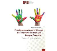 Enseignement/Apprentissage Des Indéfinis En Français Langue Seconde