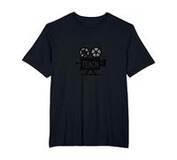 Enseignement de la caméra Lumineuse : Cadeau éducateur inspiré d'Hollywood T-Shirt, Homme Grandes Tailles, Noir, 3X Tall