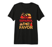Enseignement de Professeur d'espagnol en Espagnol Por Favor T-Shirt Haut de Gamme