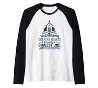 Enseignement drôle de Jésus chrétien Manche Raglan
