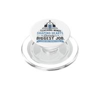 Enseignement drôle de Jésus chrétien PopSockets PopGrip pour MagSafe