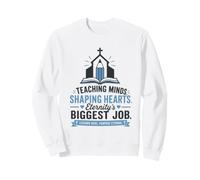 Enseignement drôle de Jésus chrétien Sweatshirt