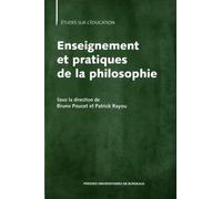 Enseignement et pratiques de la philosophie