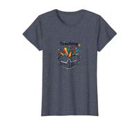 Enseignement Hors des sentiers battus Inspiration éducative spéciale T-Shirt, Femme, Bleu Chiné, M