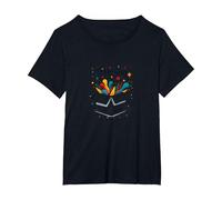 Enseignement Hors des sentiers battus Inspiration éducative spéciale T-Shirt, Femme Grandes Tailles, Noir, 1X