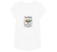 Enseignement Hors des sentiers battus Inspiration éducative spéciale T-Shirt, Fille, Blanc, M