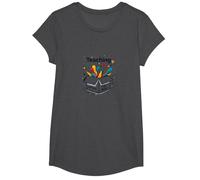 Enseignement Hors des sentiers battus Inspiration éducative spéciale T-Shirt, Fille, Chiné Foncé, S