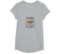 Enseignement Hors des sentiers battus Inspiration éducative spéciale T-Shirt, Fille, Gris Chiné, XS