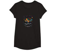 Enseignement Hors des sentiers battus Inspiration éducative spéciale T-Shirt, Fille, Noir, M