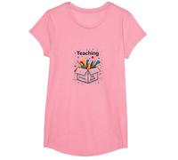 Enseignement Hors des sentiers battus Inspiration éducative spéciale T-Shirt, Fille, Rose, M
