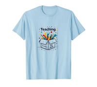 Enseignement Hors des sentiers battus Inspiration éducative spéciale T-Shirt, Homme, Bleu Céleste, M