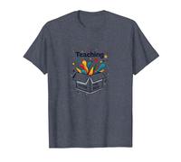 Enseignement Hors des sentiers battus Inspiration éducative spéciale T-Shirt, Homme, Bleu Chiné, M