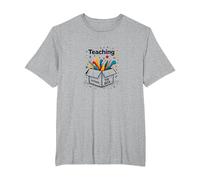 Enseignement Hors des sentiers battus Inspiration éducative spéciale T-Shirt, Homme Grandes Tailles, Gris Chiné, 6X Tall