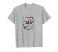 Enseignement Hors des sentiers battus Inspiration éducative spéciale T-Shirt, Homme, Gris Chiné, 6XL