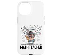 Enseignement mathématique inspirant Problème de mathématiques Problème Professeur de mathématiques Coque pour iPhone 15