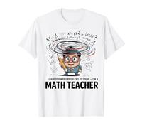 Enseignement mathématique inspirant Problème de mathématiques Problème Professeur de mathématiques T-Shirt