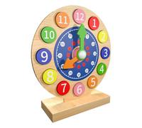 Enseignement Montres - Maîtrise Concept du Temps - Minuterie d'enseignement en bois pour Tri des couleurs | Jouets de montres colorés pour les premiers Éducation à domicile