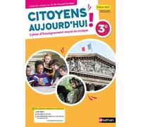 Enseignement moral et civique 3e - Cahier - Elève 2023 - Anne-Marie Hazard-Tourillon - Nathan - broché - Scolaire / Universitaire