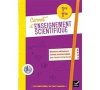 Enseignement scientifique 1re/Tle - Éd. 2020 - Carnet de l'élève